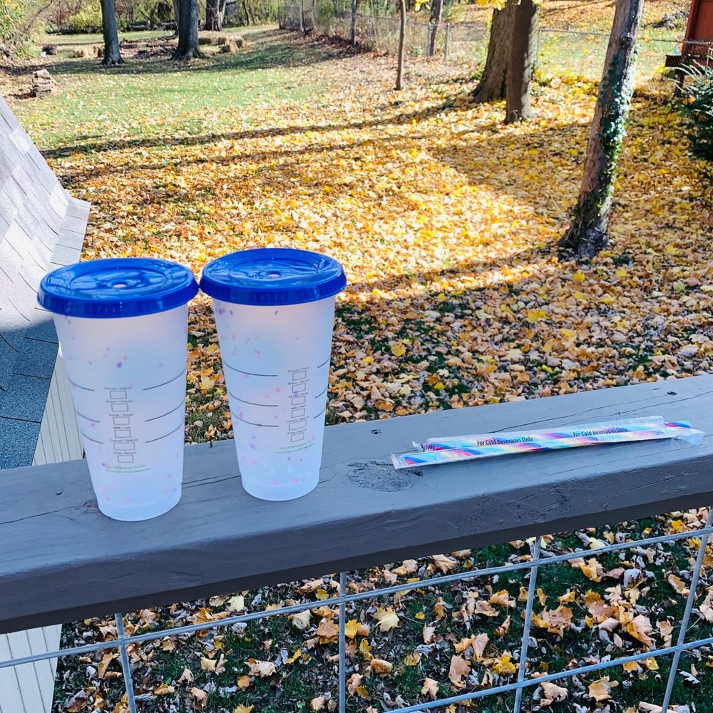 NEW Starbucks Confetti Color Changing Reusable Cup - Picture 7 of 11